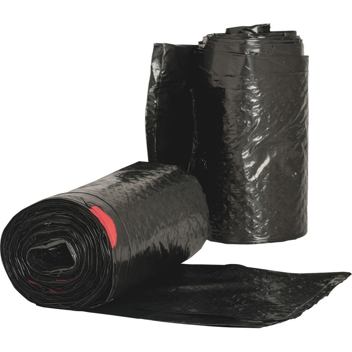 Genuine Joe Low Density Liners Medium Size - 33 Gal Capacity - 33" Width X 39" Length - 0.60 Mil (15 Micron) Thickness - Low Density - Brown, Black - 60/Carton