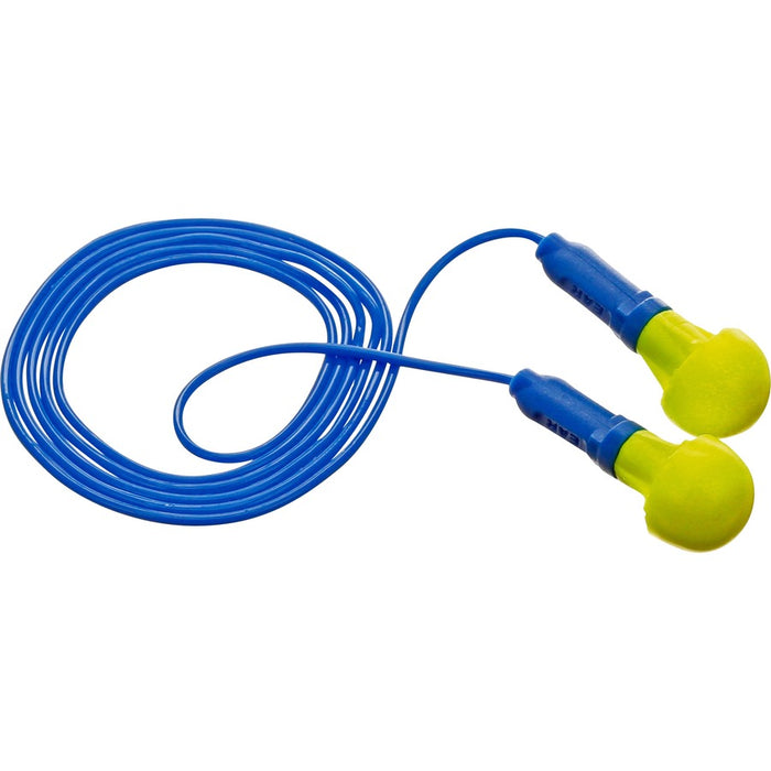 3M™E-A-R Push-Ins Corded Earplugs Corded, Comfortable, Disposable - Noise Protection - Foam, Polyurethane - Yellow - 200 / Box