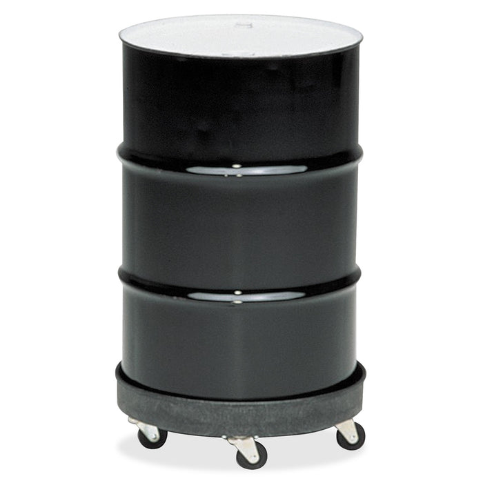 Rubbermaid® Brute Container Universal Drum Dolly, 500 Lb Capacity, 24.38 X 7.13, Black