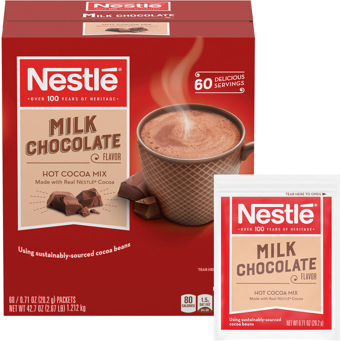 Nestle® Milk Chocolate Single-Serve Hot Chocolate Packets