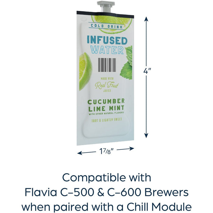 Flavia Cucumber Lime Mint Infused Water Freshpack 100 / Carton