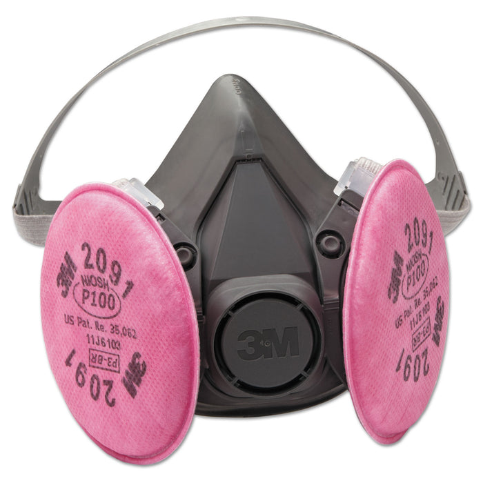 3M™ Half Facepiece Respirator 6000 Series, Reusable, Large