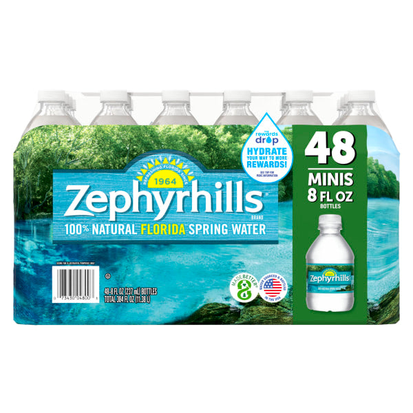 Regional Spring Water, 8 Oz, Case Of 48 Bottles