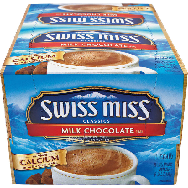 Swiss Miss® Hot Cocoa Mix, Regular, 0.73 oz. Packets, 50 Packets/Box