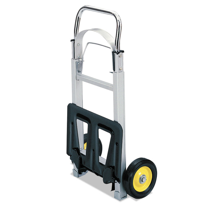 Safco® HideAway Aluminum Hand Truck, 250 lb Capacity, 15.5 x 16.5 x 43.5, Aluminum