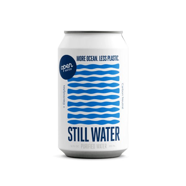 Open Water Still Canned Waters, 12 OZ, Case Of 12 Cans