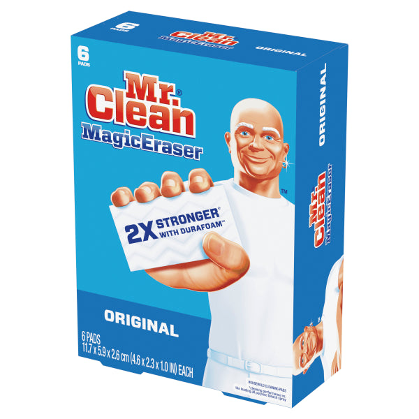 Mr. Clean® Magic Eraser Original Scrubbers, 6 Per Box, Case Of 6 Boxes