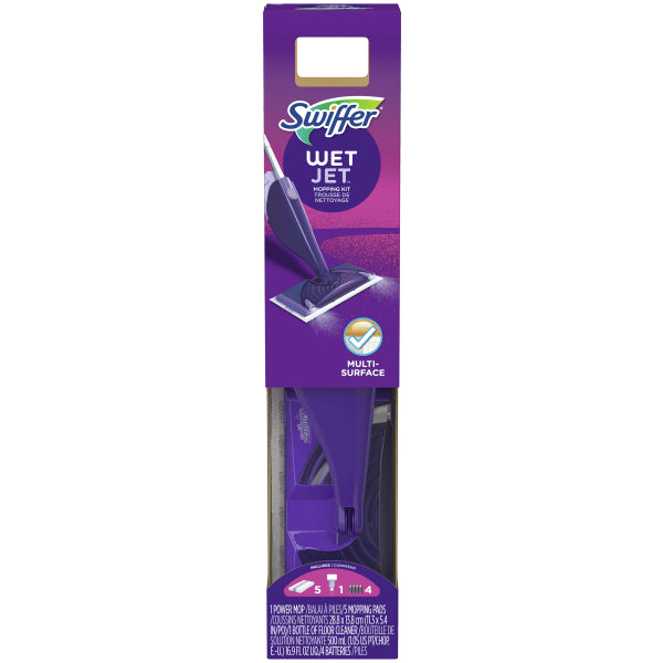 Swiffer® WetJet® Starter Kit, Purple/Silver