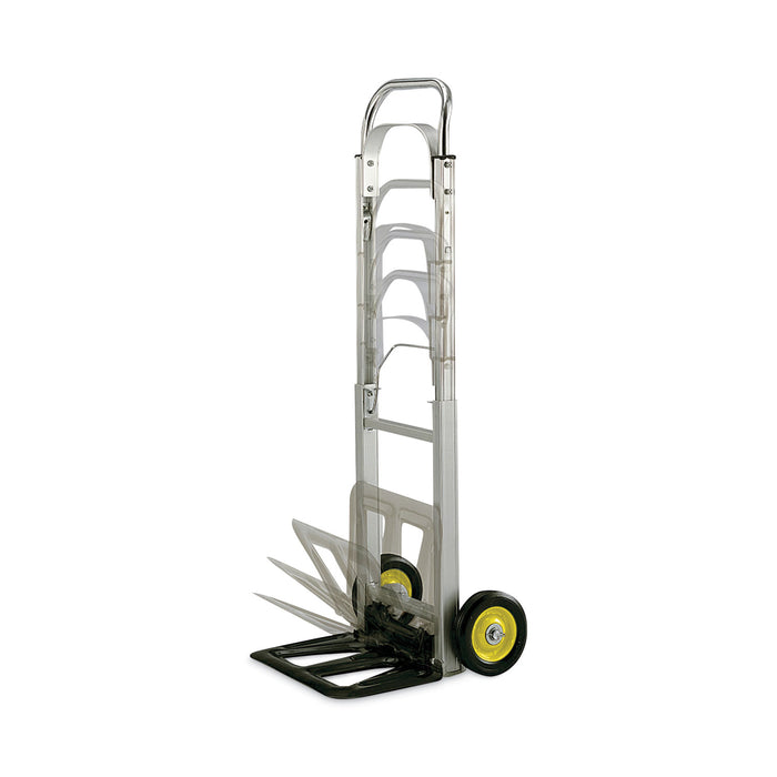 Safco® HideAway Aluminum Hand Truck, 250 lb Capacity, 15.5 x 16.5 x 43.5, Aluminum