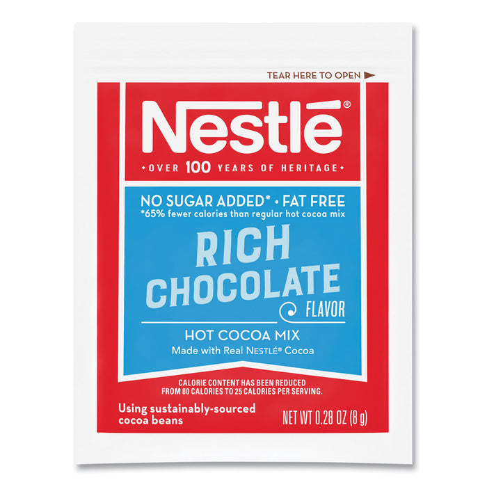 Nestlé® Hot Cocoa Mix, Rich Chocolate, 0.28 oz Packet, 30 Packets/Box, 6 Boxes/Carton