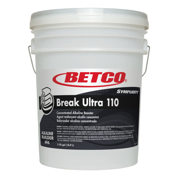 Betco® Symplicity™ Break Ultra 110 Alkaline Booster, 8 Gallon Bottle