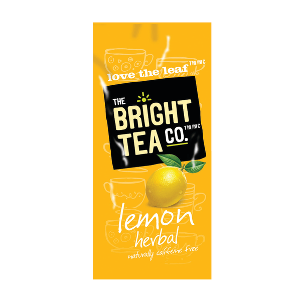 The Bright Tea Co.™ Lemon Herbal Tea Single-Serve Freshpacks, 0.25 Oz, Box Of 100