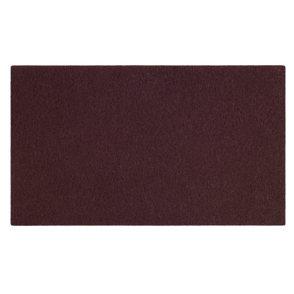 Scotch-Brite™ Surface Preparation Pads, 28” x 14”, Maroon, Pack Of 10 Pads