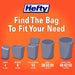 Hefty Ultra Strong Tall Kitchen Trash Bags, Blackout, Clean Burst, 13 Gallon, 110 Count