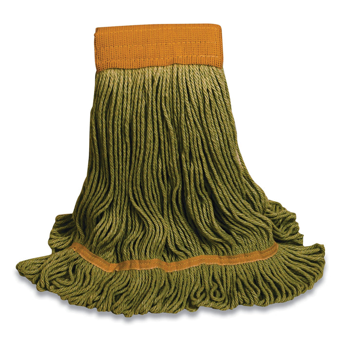 O'Dell 1200 Series Mop Head, PET, Large, 5" Headband, Green