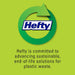 Hefty Ultra Strong Tall Kitchen Trash Bags, Blackout, Clean Burst, 13 Gallon, 110 Count